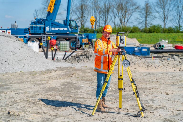 Landmeter bij De Draai Heerhugowaard.