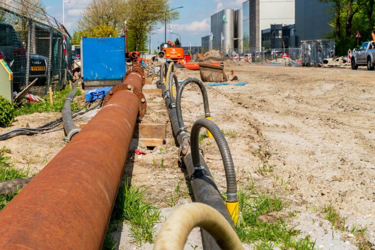 Werkzaamheden vervanging riolering aan de James Wattstraat Heerhugowaard.