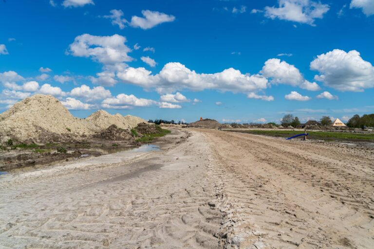 Grond wordt bouwrijp gemaakt bij 't Veld Noord.